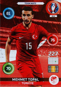 EURO 2016 TEAM MATE Mehmet Topal #414