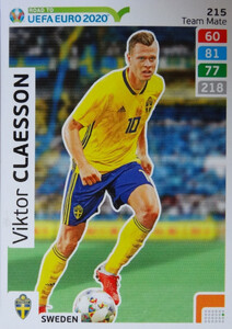 ROAD TO EURO 2020 TEAM MATE  Viktor Claesson 215