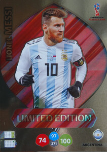 WORLD CUP RUSSIA 2018 LIMITED ARGENTYNA 	Lionel Messi