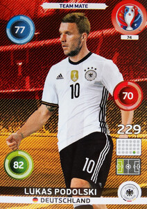 EURO 2016 TEAM MATE Lukas Podolski #74