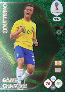 WORLD CUP RUSSIA 2018 GAME CHANGER COUTINHO 447