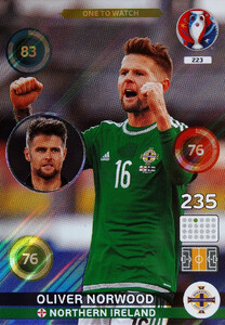 EURO 2016 ONE TO WATCH Oliver Norwood #223