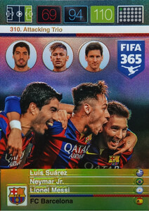 2016 FIFA 365 ATTACKING TRIO Luis Suárez, Neymar Jr., Lionel Messi #310