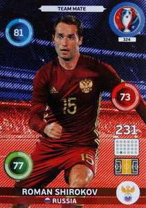 EURO 2016 TEAM MATE  Roman Shirokov #324
