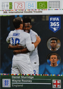 2016 FIFA 365 INTERNATIONAL DOUBLE TROUBLE Sturridge/ Rooney #368