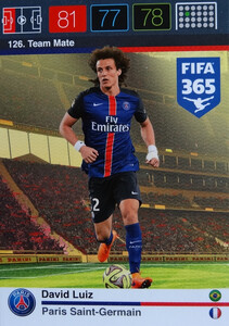 2016 FIFA 365 TEAM MATE PARIS SAINT-GERMAIN David Luiz #126