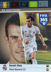 2016 FIFA 365 GAME CHANGER Gareth Bale #278