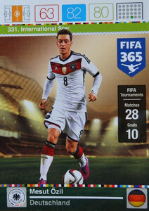 2016 FIFA 365 INTERNATIONAL STAR Mesut Ozil #331