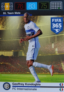 2016 FIFA 365 TEAM MATE FC INTERNAZIONALE Geoffrey Kondogbia #95