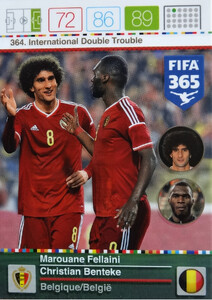 2016 FIFA 365 INTERNATIONAL DOUBLE TROUBLE Fellaini/Benteke #364