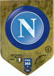 2019 FIFA 365 FANS CLUB BADGE LOGO SSC Napoli #190