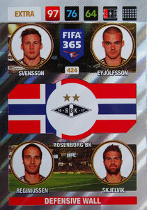 FIFA 365 2017 EXTRA  Defensive Wall - Rosenborg BK #424