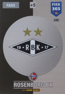 FIFA 365 2017 - NORDIC- CLUB LOGO Rosenborg BK #230