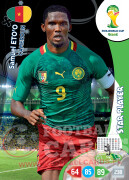 WORLD CUP BRASIL 2014 STAR PLAYER Samuel Eto'o #66