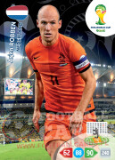 WORLD CUP BRASIL 2014 TEAM MATE Arjen Robben #256
