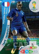WORLD CUP BRASIL 2014 FAN'S FAVOURITE Mamadou Sakho #338