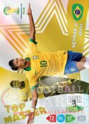 WORLD CUP BRASIL 2014 TOP MASTER Neymar Jr. #407