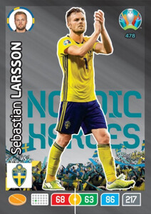 EURO 2020 NORDIC HEROES Sebastian Larsson 478