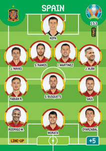 EURO 2020 LINE-UP Spain #153