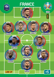 EURO 2020 LINE-UP France #189