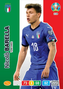 EURO 2020 TEAM MATE Nicolo Barella #218