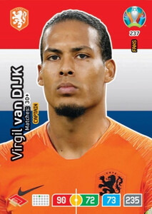 EURO 2020 FANS - CAPTAIN Virgil van Dijk #237