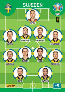 EURO 2020 LINE-UP Sweden #333