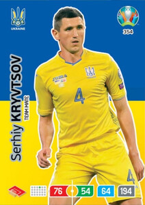 EURO 2020 TEAM MATE Serhiy Kryvtsov #354