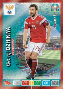 EURO 2020 POWER UP - DEFENSIVE ROCK Georgi Dzhikiya #403