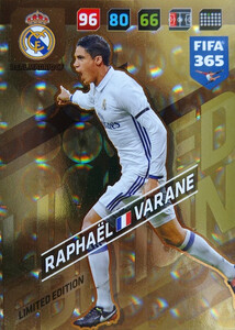 2018 FIFA 365 LIMITED EDITION Raphael Varane
