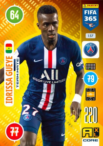 2021 FIFA 365 TEAM MATE Idrissa Gueye #157