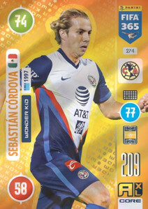2021 FIFA 365 WONDER KID Sebastián Córdova #274