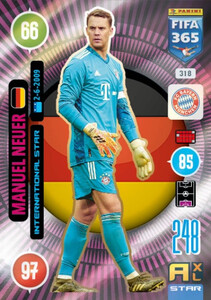 2021 FIFA 365 INTERNATIONAL STAR Manuel Neuer #318