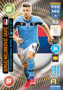2021 FIFA 365 INTERNATIONAL STAR Sergej Milinković-Savić #329