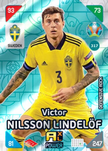 2021 Kick Off EURO 2020 - DEFENSIVE ROCK Victor Nilsson Lindelof 317