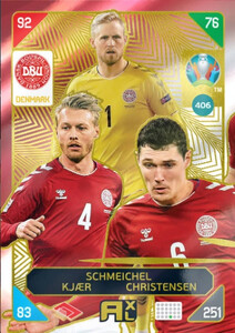 2021 Kick Off EURO 2020 - SCANDINAVIAN STAR Schmeichel / Kjaer / Christensen 406