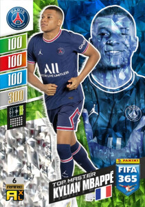2022 FIFA 365 RARE TOP MASTER Kylian Mbappé #6