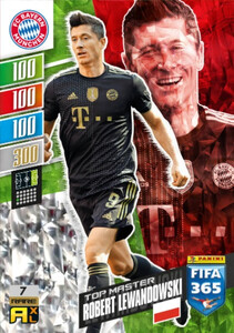 2022 FIFA 365 RARE TOP MASTER Robert Lewandowski #7