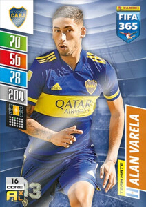 2022 FIFA 365 Boca Juniors TEAM MATE Alan Varela #16