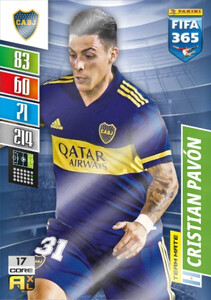 2022 FIFA 365 Boca Juniors TEAM MATE Cristian Pavón #17