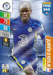 2022 FIFA 365 Chelsea TEAM MATE N'Golo Kanté #31