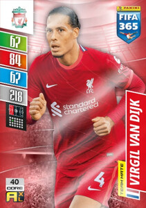 2022 FIFA 365 Liverpool TEAM MATE Virgil van Dijk #40