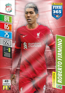 2022 FIFA 365 Liverpool TEAM MATE Roberto Firmino #43