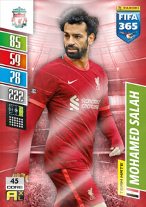2022 FIFA 365 Liverpool TEAM MATE Mohamed Salah #45