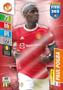 2022 FIFA 365 Manchester United TEAM MATE Paul Pogba #60