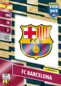 2022 FIFA 365 LOGO CLUB BADGE FC Barcelona #77