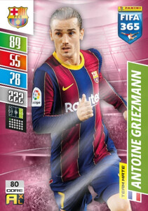 2022 FIFA 365 FC Barcelona TEAM MATE Antoine Griezmann #80