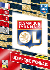 2022 FIFA 365 LOGO CLUB BADGE Olympique Lyonnais #95