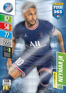 2022 FIFA 365 Paris Saint-Germain TEAM MATE Neymar Jr #108