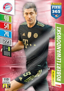 2022 FIFA 365 FC Bayern Munchen TEAM MATE Robert Lewandowski #115